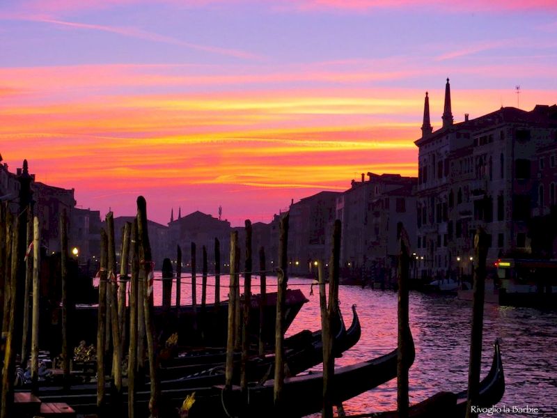 tramonto a Venezia
