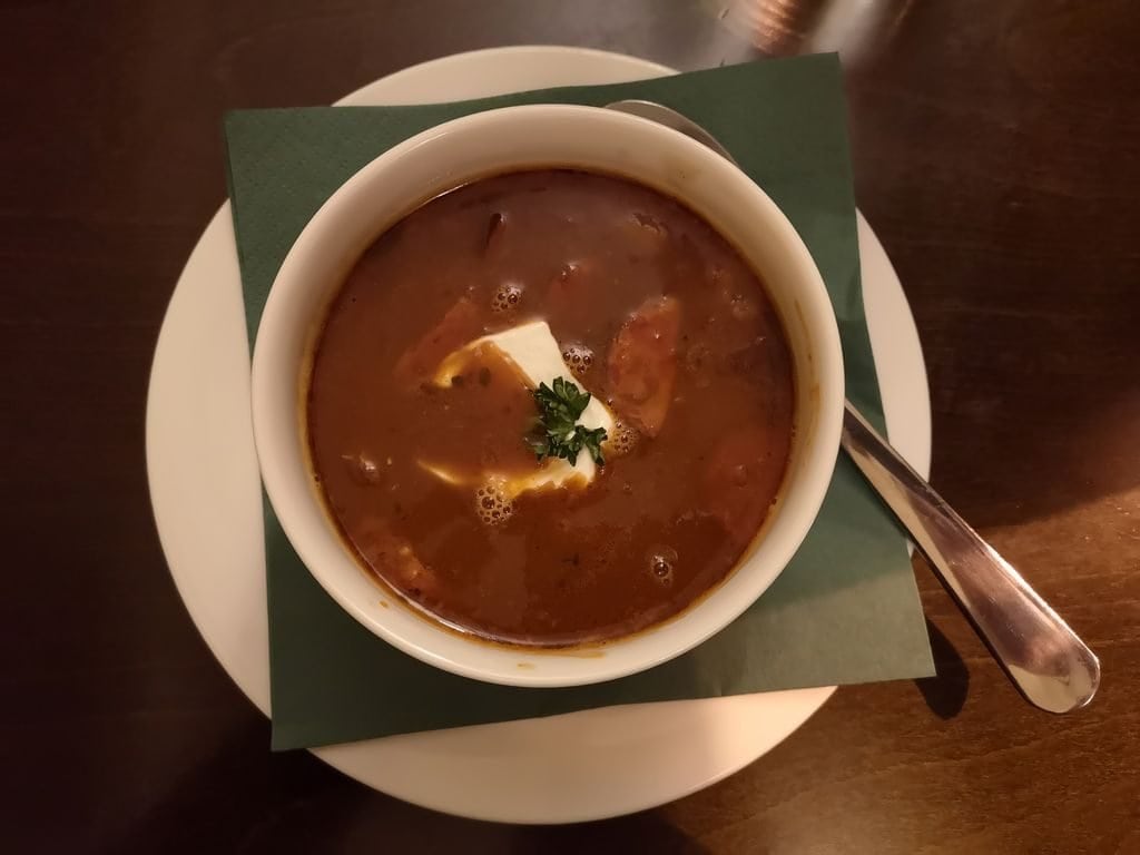 zuppa fagioli e carne