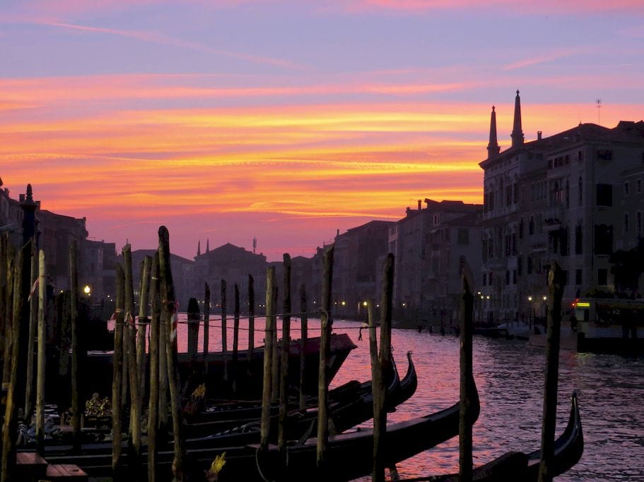 tramonto a venezia